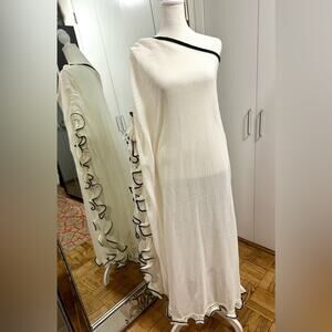My Beachside crochet long coverup dress NWT